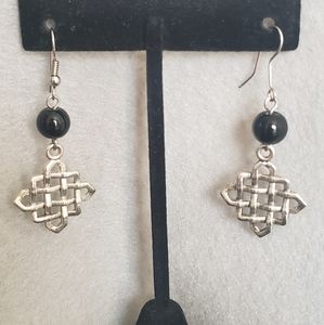 Celtics Knotted Dangle Earrings